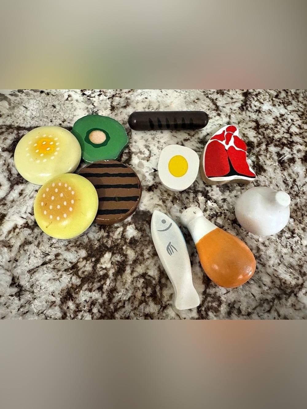 Melissa & Doug Grill & Serve BBQ Set Wooden Play Food